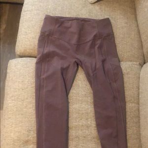 Lululemon purple leggings